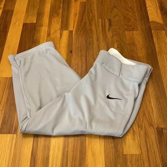 Nike Men’s Gray Baseball Pants Size M - Picture 1 of 11
